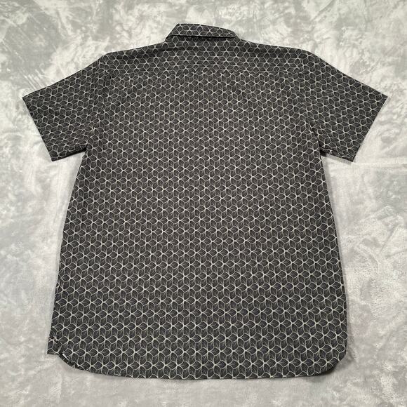 Bylt Shirt 2XL Riviera Button Down Stretch Performance Work Casual Geometric - Picture 2 of 10